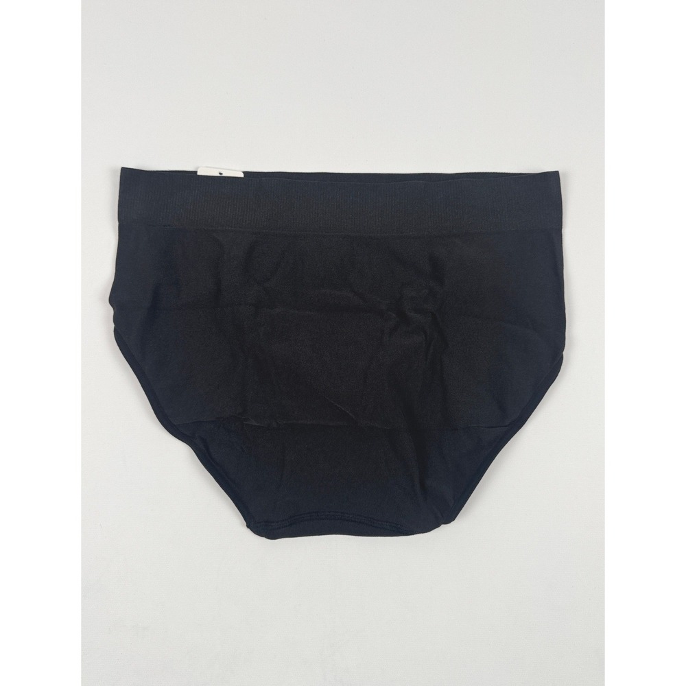 Tommy John Women's Ultimate Comfort Seamless High-Rise Brief Black Size Small